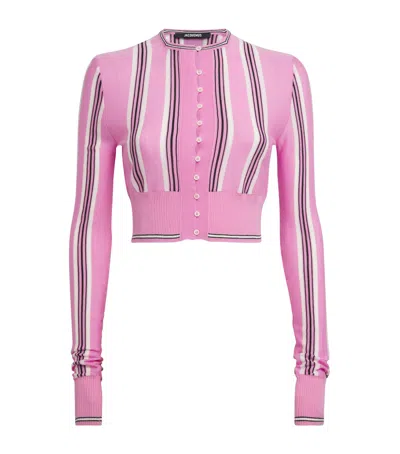 Jacquemus Women Beach Cardigan In Pink
