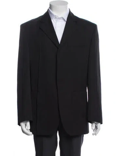 Pre-owned Jacquemus Virgin Wool Sport Coat In Black