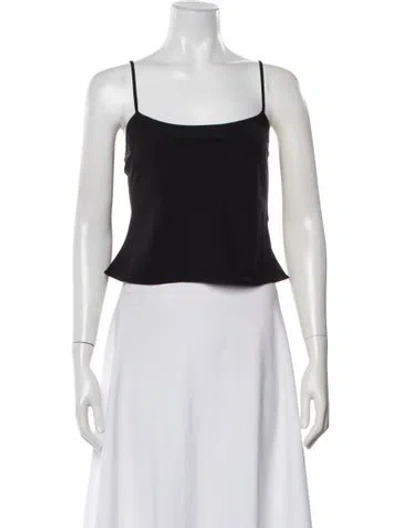 Pre-owned Jacquemus Virgin Wool Square Neckline Top W/ Tags In Black