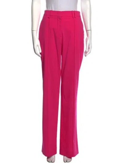 Pre-owned Jacquemus Virgin Wool Straight Leg Pants In Pink