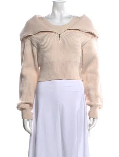 Pre-owned Jacquemus Virgin Wool Sweater In Neutral
