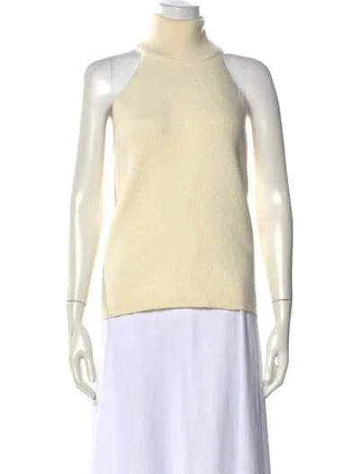 Pre-owned Jacquemus Virgin Wool Turtleneck Sweater In Neutral