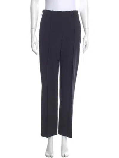 Pre-owned Jacquemus Virgin Wool Wide Leg Pants In Blue