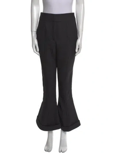 Pre-owned Jacquemus Virgin Wool Wide Leg Pants In Gray