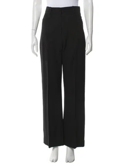 Pre-owned Jacquemus Virgin Wool Wide Leg Pants In Gray