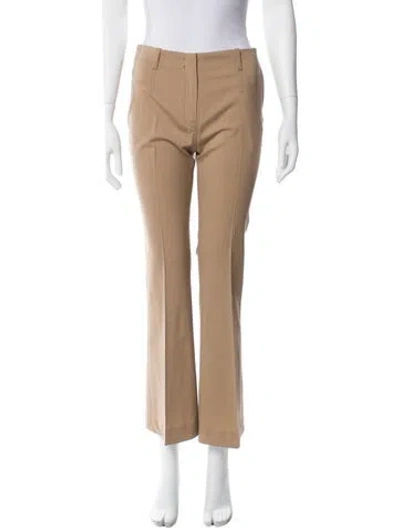 Pre-owned Jacquemus Virgin Wool Wide Leg Pants In Neutral