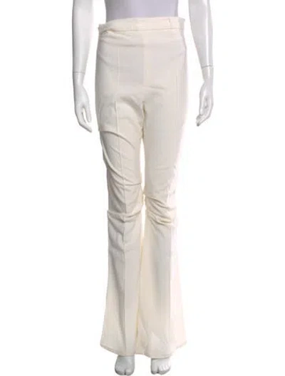 Pre-owned Jacquemus Virgin Wool Wide Leg Pants In Neutral
