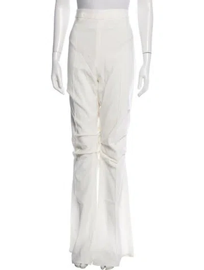 Pre-owned Jacquemus Virgin Wool Wide Leg Pants In Neutral