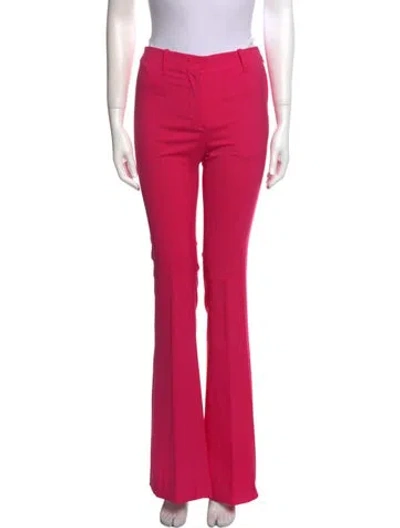 Pre-owned Jacquemus Virgin Wool Wide Leg Pants In Pink