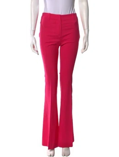 Pre-owned Jacquemus Virgin Wool Wide Leg Pants In Pink