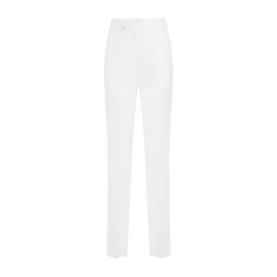 Jacquemus White Viscose Tibau Pants