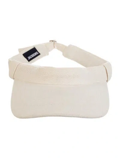 Pre-owned Jacquemus Visor In Neutral