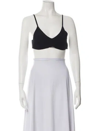Pre-owned Jacquemus V-neck Sleeveless Sports Bra In Neutrals