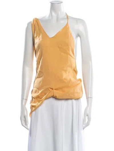 Pre-owned Jacquemus V-neck Sleeveless Top In Neutral