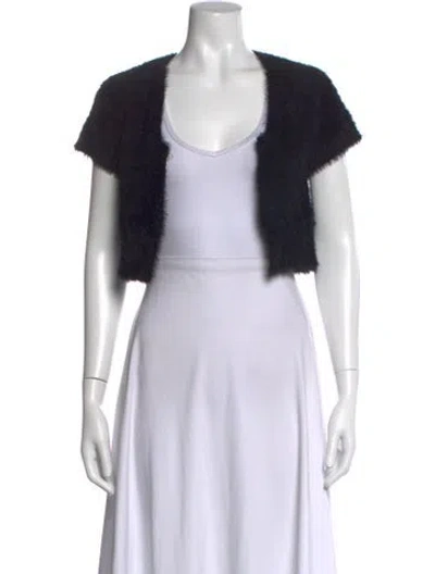 Pre-owned Jacquemus V-neck Sweater In Black