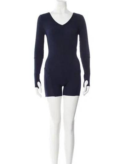 Pre-owned Jacquemus V-neck Sweater In Blue