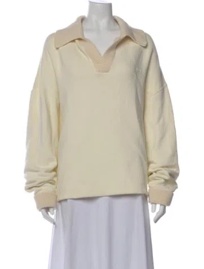 Pre-owned Jacquemus V-neck Sweater In Neutral