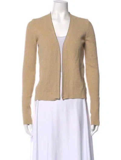 Pre-owned Jacquemus V-neck Sweater In Neutral