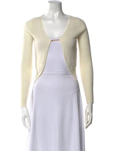 Pre-owned Jacquemus V-neck Sweater In Neutrals