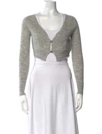 Pre-owned Jacquemus V-neck Sweater W/ Tags In Gray