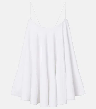 JACQUEMUS VOILE OPEN-BACK JERSEY TOP