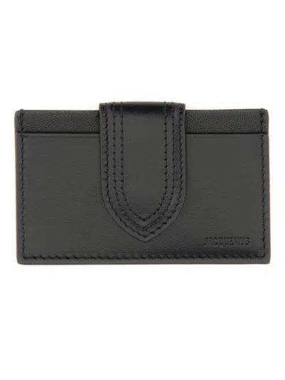 Jacquemus Le Porte Carte Bambino Card Holder In Black