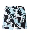 Jacquemus Wavt Psyche Print Boxer Shorts In Blue