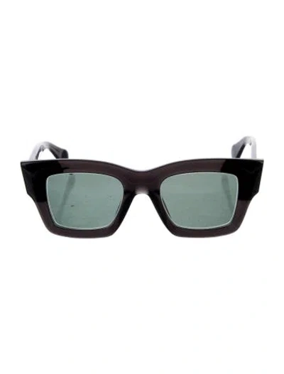 Pre-owned Jacquemus Wayfarer Tinted Sunglasses In Black