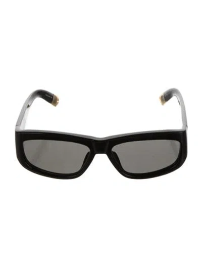 Pre-owned Jacquemus Wayfarer Tinted Sunglasses W/ Tags In Black