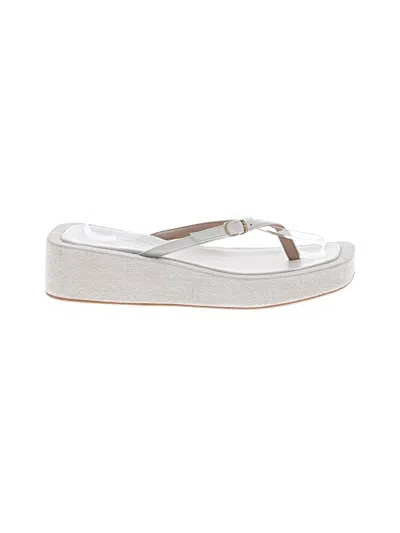 Pre-owned Jacquemus Wedges In White