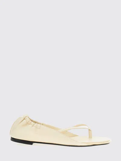 Jacquemus White Nu-pieds Thong Sandals In Multi