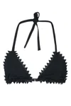 Jacquemus Triangle Bikini Top Le Haut De Maillot In Black