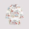 Jacquemus La Chemise Simon Printed Cotton Shirt In White