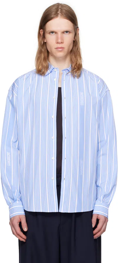 Jacquemus White & Blue La Casa 'the Simon' Shirt