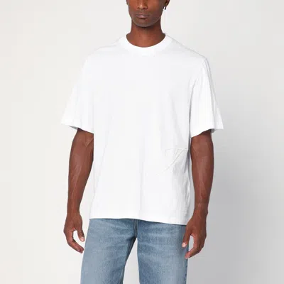 JACQUEMUS JACQUEMUS WHITE COTTON CREW NECK T-SHIRT