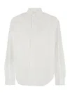 Jacquemus Henri White Shirt With Lettering Logo On The Back In Cotton Man In White