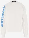 Jacquemus White La Casa 'le Sweatshirt Typo' Sweatshirt In White