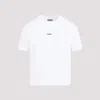 Jacquemus Relaxed Fit Crew-neck T-shirt With Front Print In White