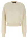 Jacquemus La Maille Alpaca Wool Sweater In White