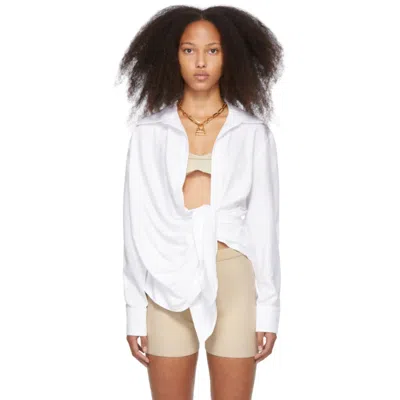 Jacquemus Bahia Shirt In Ecru
