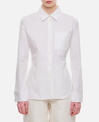 Jacquemus White La Chemise De Costume Cotton Shirt