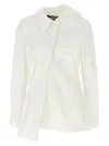 Jacquemus Pablo Asymmetric Button-up Shirt In White