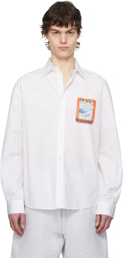 JACQUEMUS WHITE LA CROISIÈRE 'THE SIMON' SHIRT