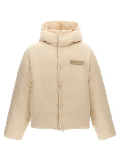 JACQUEMUS WHITE LA DOUDOUNE DOWN JACKET