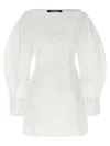 Jacquemus La Casaco Long Sleeve Cotton Shirtdress In White