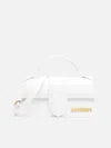 Jacquemus Logo Plaque Top Handle Bag In White