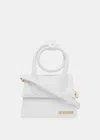 JACQUEMUS JACQUEMUS WHITE 'LE CHIQUITO NOEUD' COILED BAG