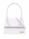Jacquemus Women Le Grand Chiquito Leather Handbag In White