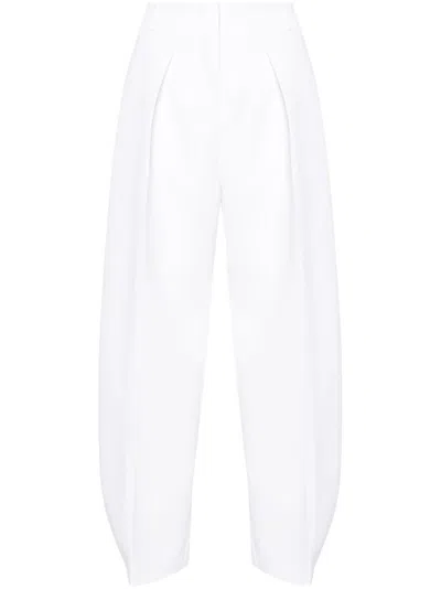 Jacquemus Ovalo Trousers In White