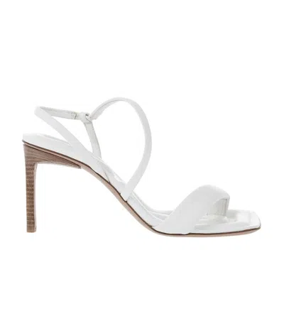 Jacquemus White Leather Heels